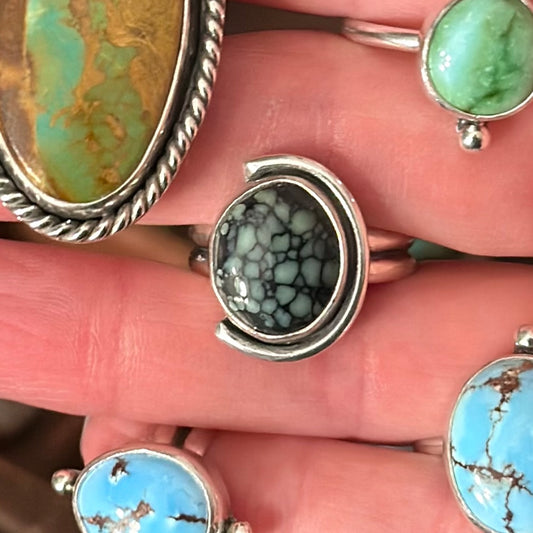 New Lander Variscite Ring in size 8.75