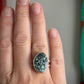 Desert Bloom Variscite Ring in size 7.75 to 8