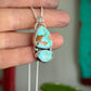 Royston Royal Blue Turquoise Double Totem Pendant