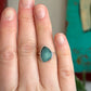 Desert Bloom Variscite Stacker Ring in size 6.25