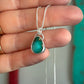 Royston Royal Blue Turquoise Necklace in Teal Teardrop