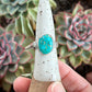 Emerald Valley Turquoise Ring Spiral Swirl Band in size 7.75