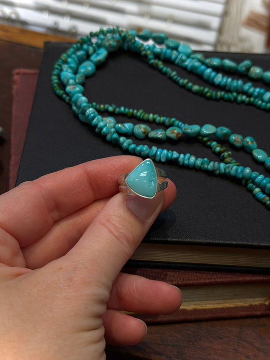 Royston Turquoise Ring in size 6.75
