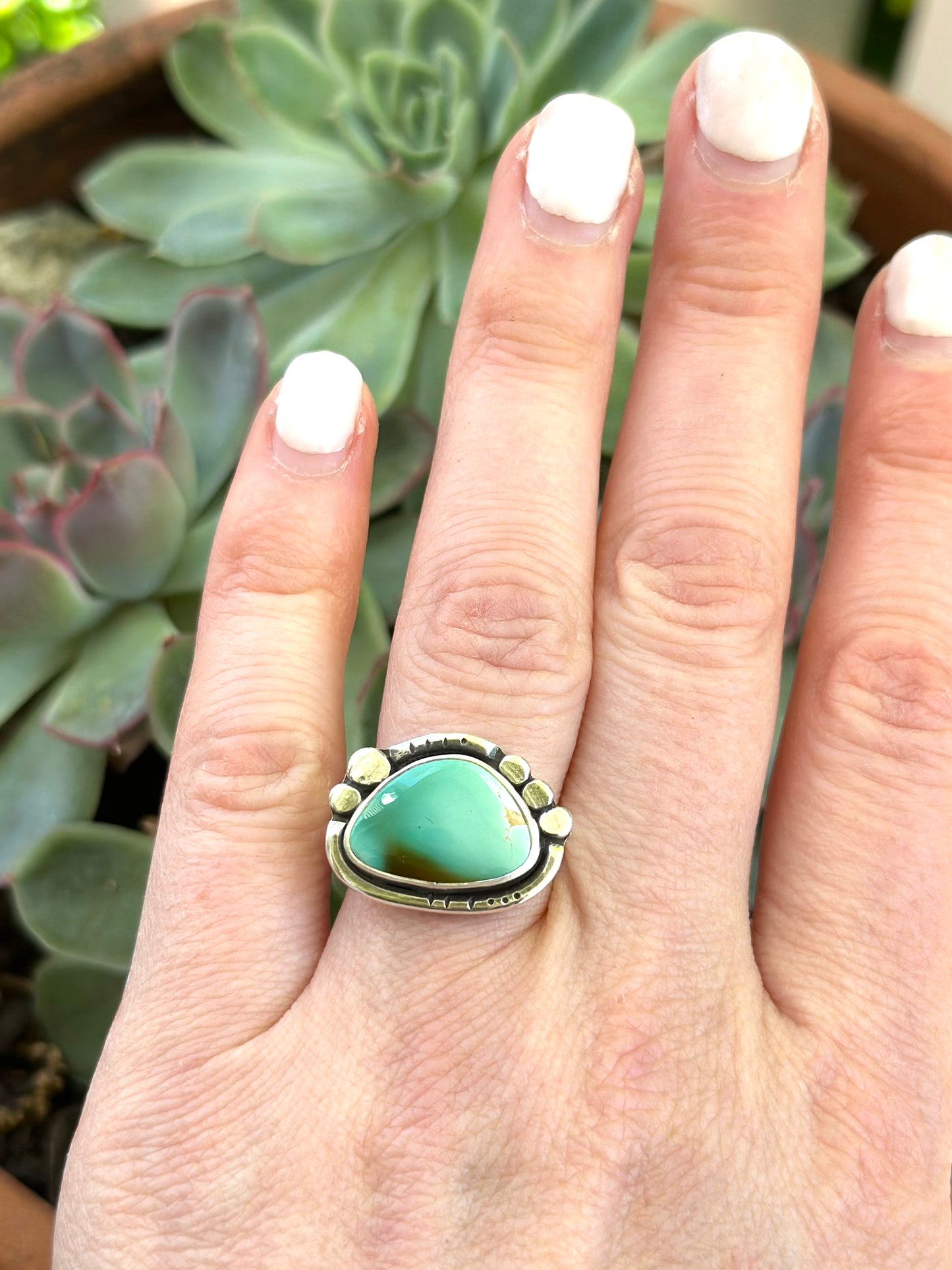 Royston Turquoise Ring in size 6.75
