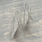Leaf Earrings in Sterling Silver