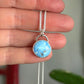 Golden Hills Turquoise Round Twist Pendant