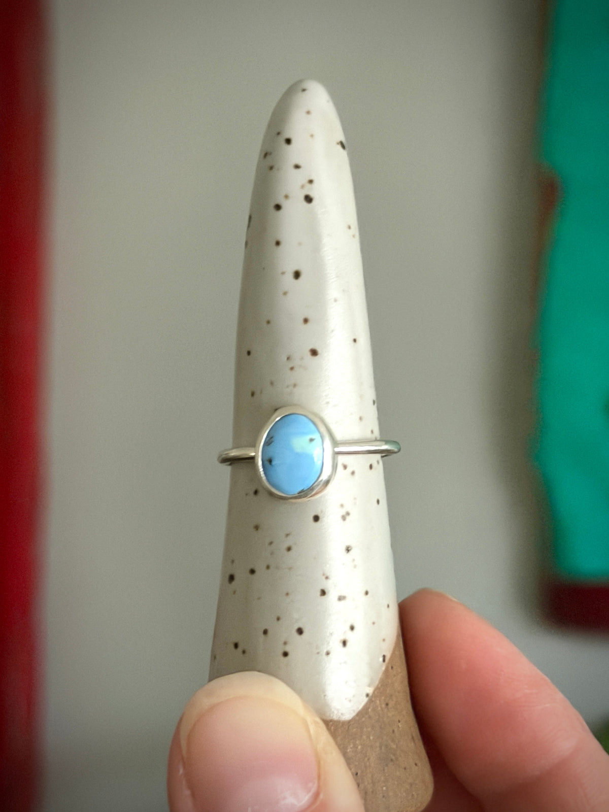 Golden Hills Turquoise Ring size 8.25