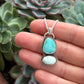 Fox Turquoise + Emerald Basin Variscite Totem Pendant no. 4