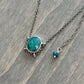 Pilot Mountain Turquoise Suspended Pendant v8