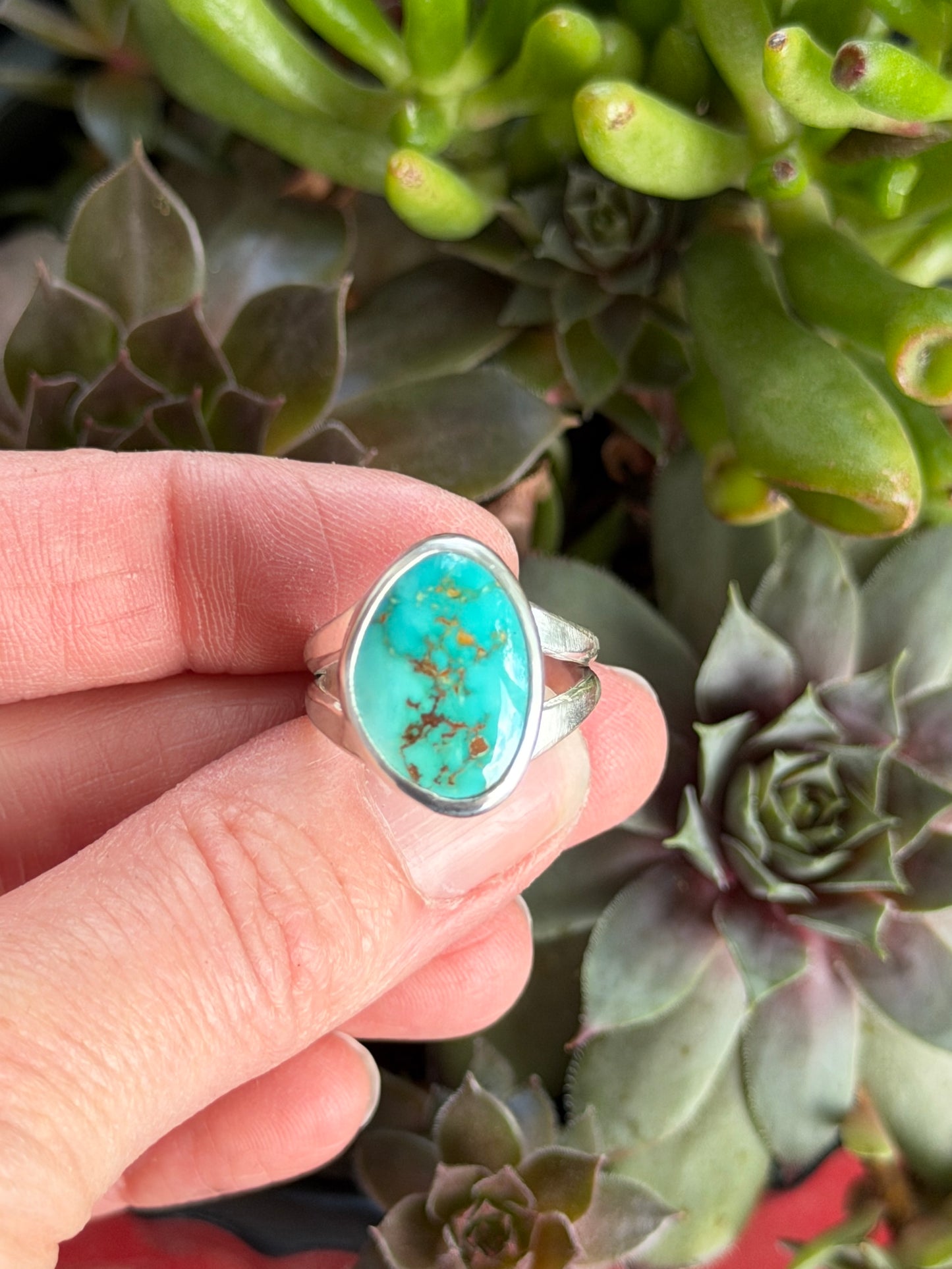 High Grade Royston Turquoise Ring