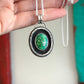Emerald Valley Shadowbox Pendant in Green