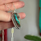 Royston Ribbon Turquoise Art Deco Pendant