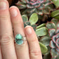 Desert Bloom Variscite Ring in size 6.25