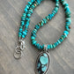 Desert Bloom Variscite Shadowbox Pendant