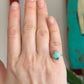 Desert Bloom Variscite Stacker Ring in size 4.25
