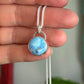 Golden Hills Turquoise Round Twist Pendant
