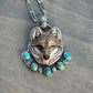 Supernova Turquoise + Laura Mears Wolf Pendant
