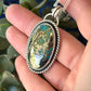 Morenci 2 Turquoise Chunky Twist Pendant