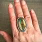Royston Ribbon Turquoise Ring in size 8.75 to 9
