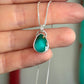 Royston Royal Blue Turquoise Necklace in Teal Teardrop
