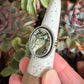 Morenci 2 Turquoise Twist Pyrite Loaded Ring in size 7.75