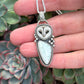 Emerald Basin Variscite + Laura Mears Owl Face Pendant