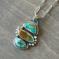 Royston Turquoise Color Totem Pendant