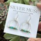 Turquoise Swing Arch Earrings