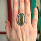 Royston Ribbon Turquoise Ring in size 8.75 to 9