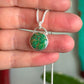 Patagonia Turquoise Round Twist Pendant in Green