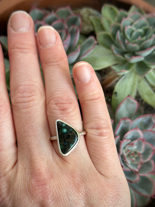 Calypso Variscite Ring in size 6-1/2