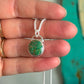 Patagonia Turquoise Round Twist Pendant in Green