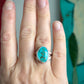 High Grade Royston Turquoise Ring