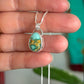 Royston Royal Blue Turquoise Necklace in Pale Blue and Gold