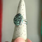 Desert Bloom Variscite Ring in size 7.75 to 8