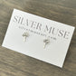 Amanita Muscaria Mushroom Stud Earrings in Sterling Silver