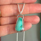 Natural Kingman Turquoise Twist Pendant