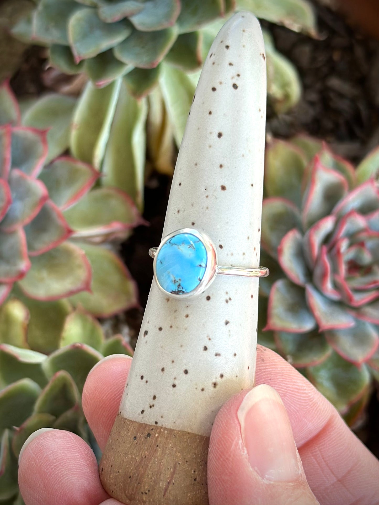 Golden Hills Turquoise Ring size 7.75