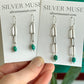 Emerald Valley Turquoise Paperclip Chain Earrings