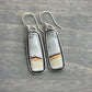 Chicken Track Jasper Bar Earrings