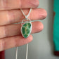 Turtleback Australian Variscite Pendant