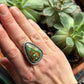 Catalina Turquoise Ring in Green in size 9