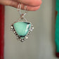Desert Bloom Variscite Funky Pendant