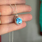 Golden Hills Turquoise Round Necklace Twist