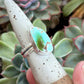 Royston Turquoise Ring Green Blue in size 7-3/4