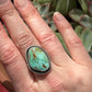 Royston Turquoise Twist Ring in size 8-3/4 to 9