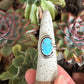 Golden Hills Turquoise Art Deco Ring size 6.75