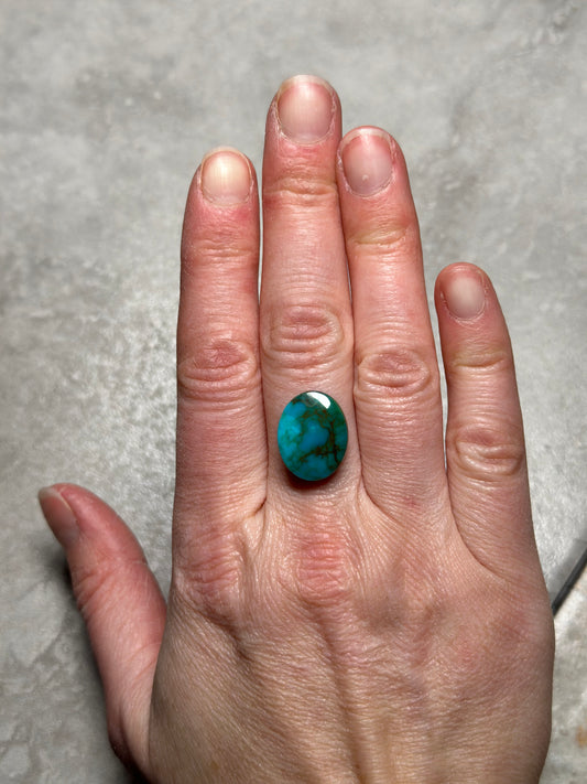Custom Rising Phoenix Turquoise Ring