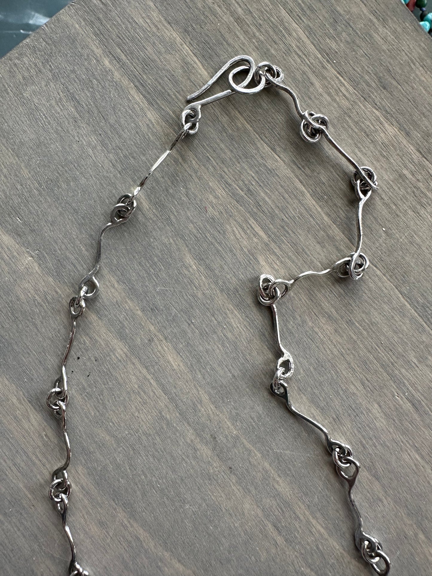 Handmade Bone Chain in Fine Silver