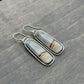 Chicken Track Jasper Bar Earrings